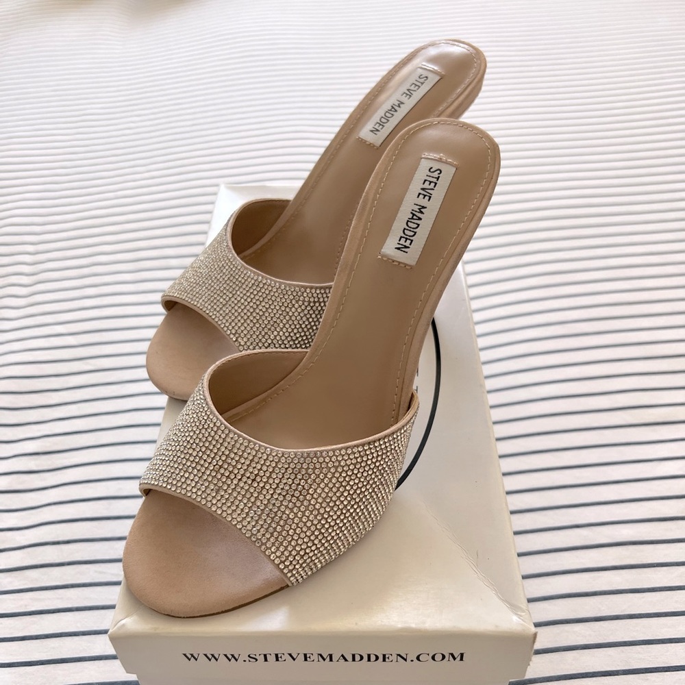 Steve Madden rhinestone sandals